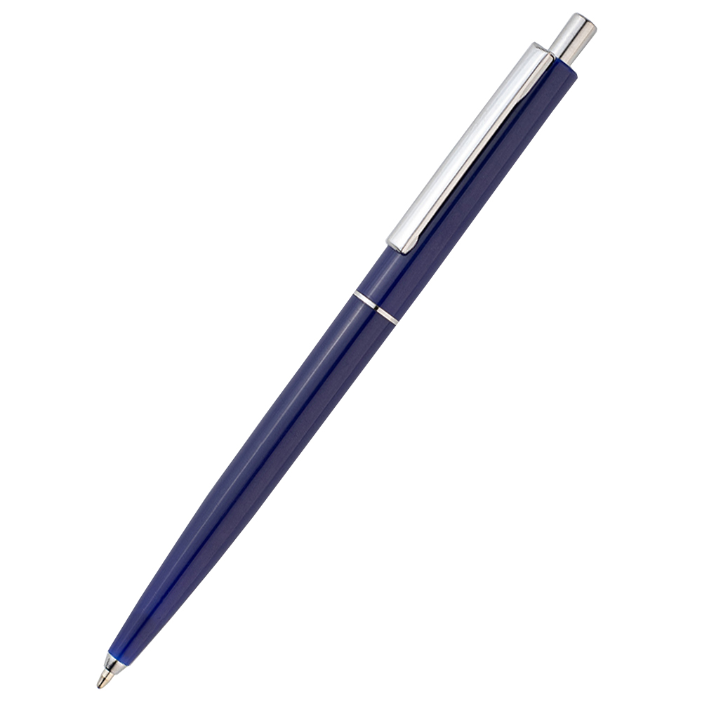 Ручка пластиковая Dot, тёмно-синяя