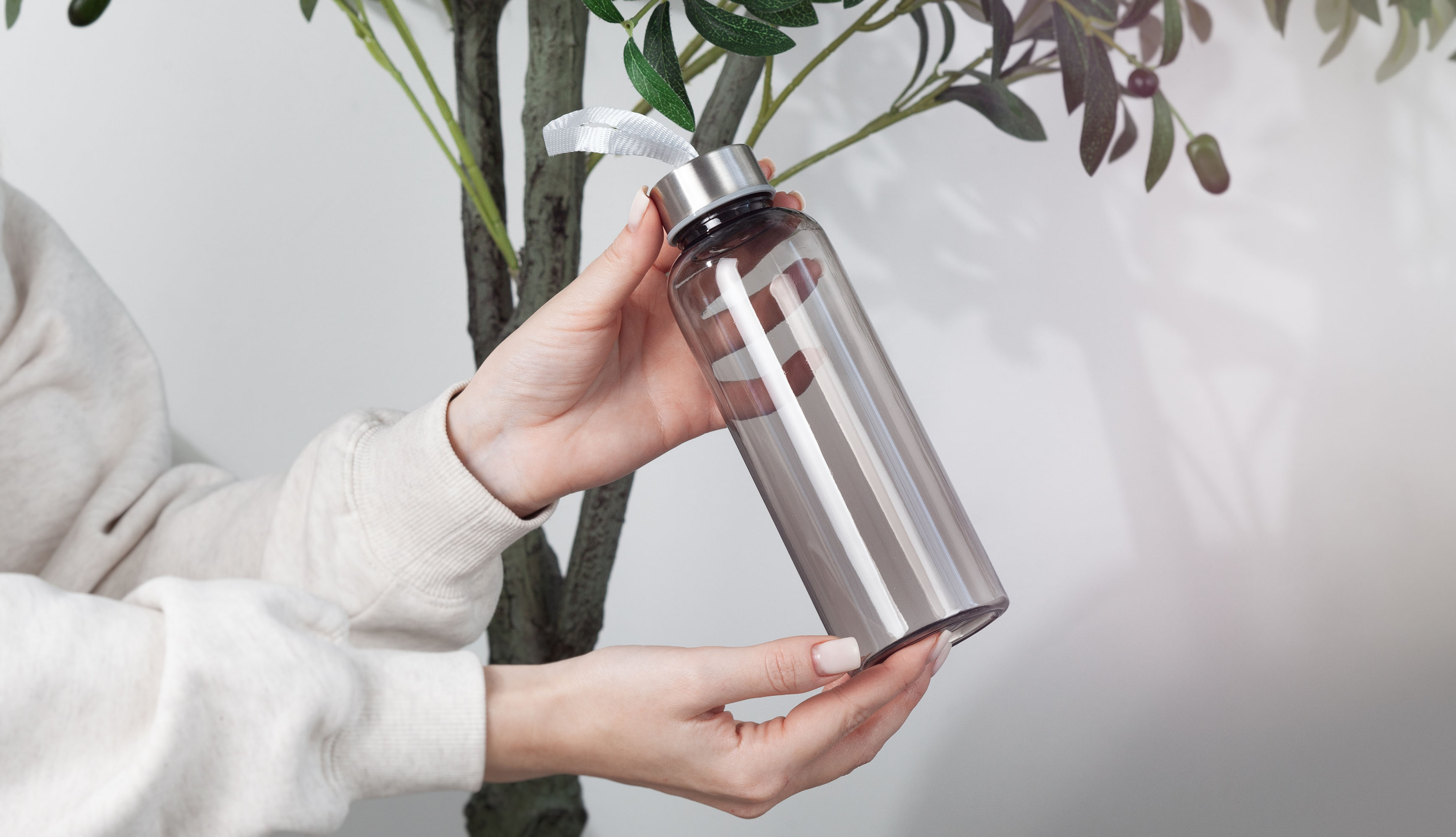 Бутылка для воды "H2O" 500 мл