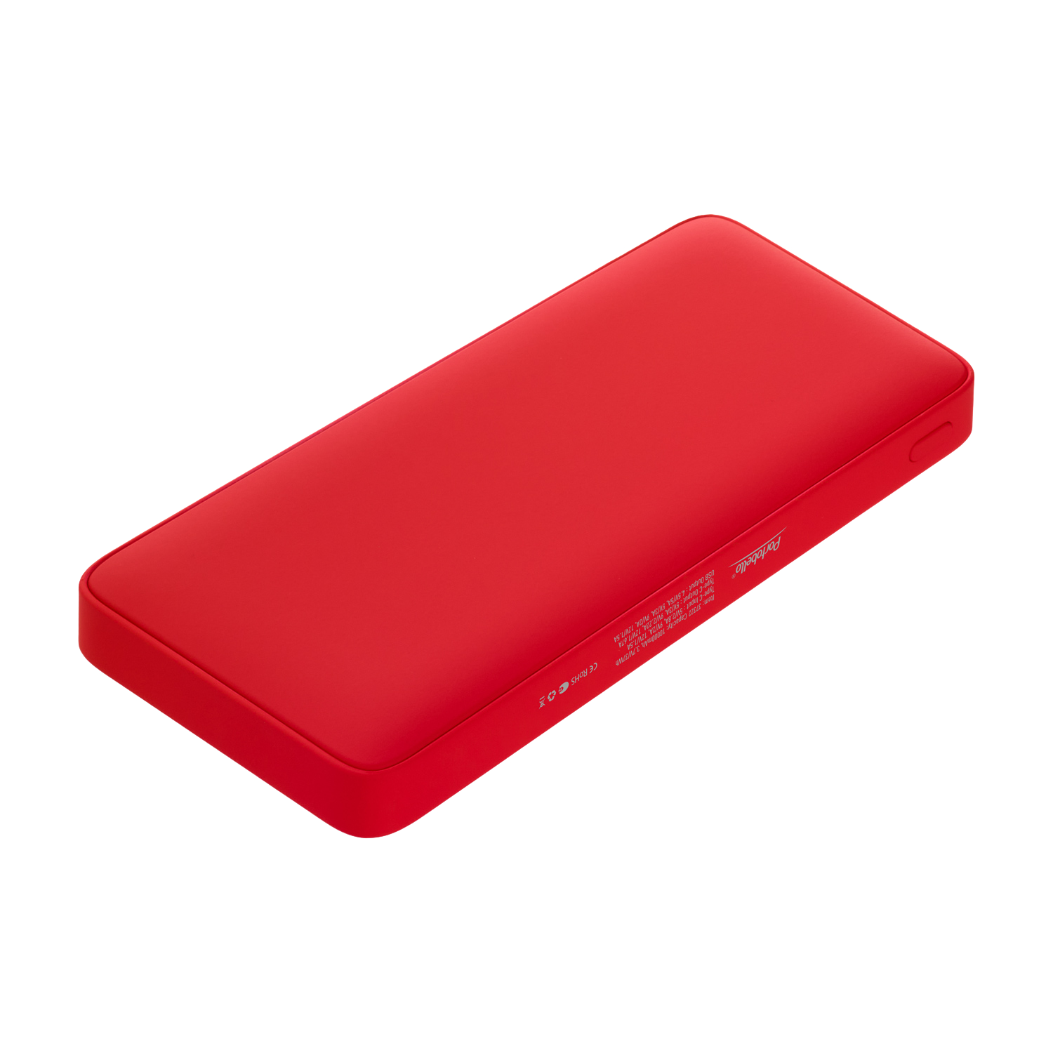 Внешний аккумулятор с подсветкой Ancor PD Plus 10000 mAh, красный