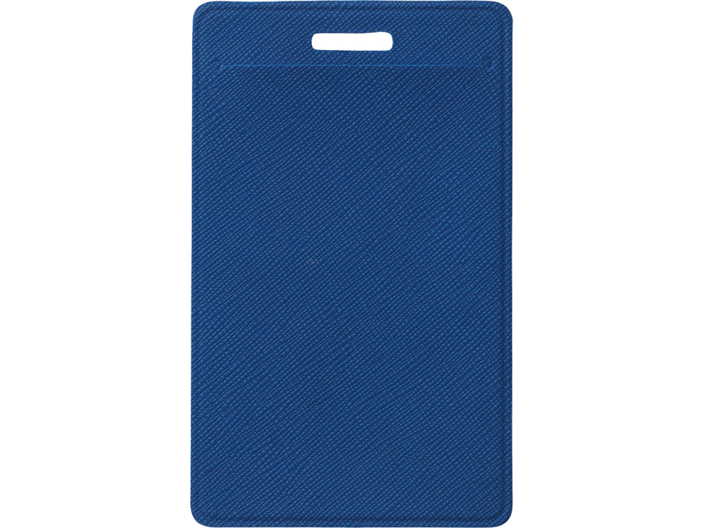 Бейдж с рулеткой-карабин Favor, синий