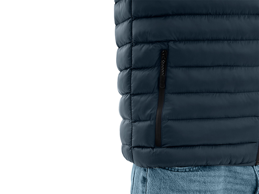 Стеганый жилет Uniqloud, темно-синий Стеганый жилет Uniqloud, темно-синий