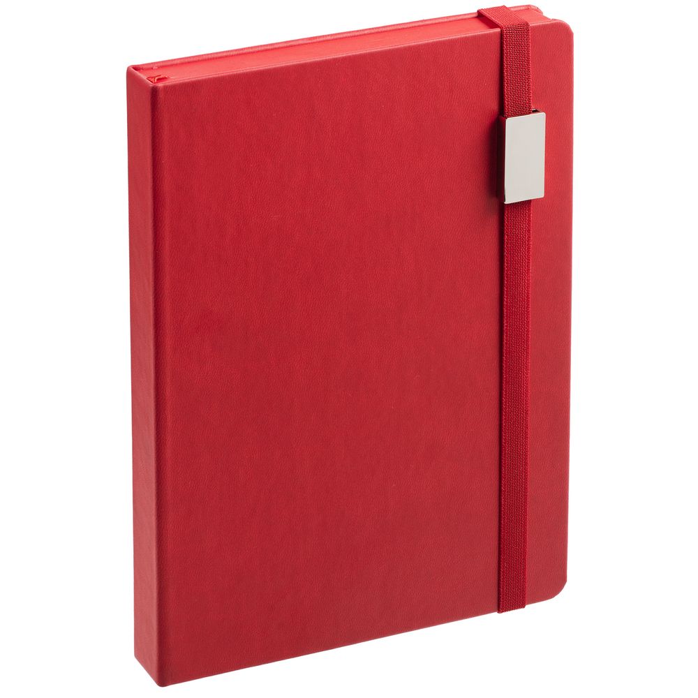 Ежедневник New Factor Metal, красный Ежедневник New Factor Metal, красный