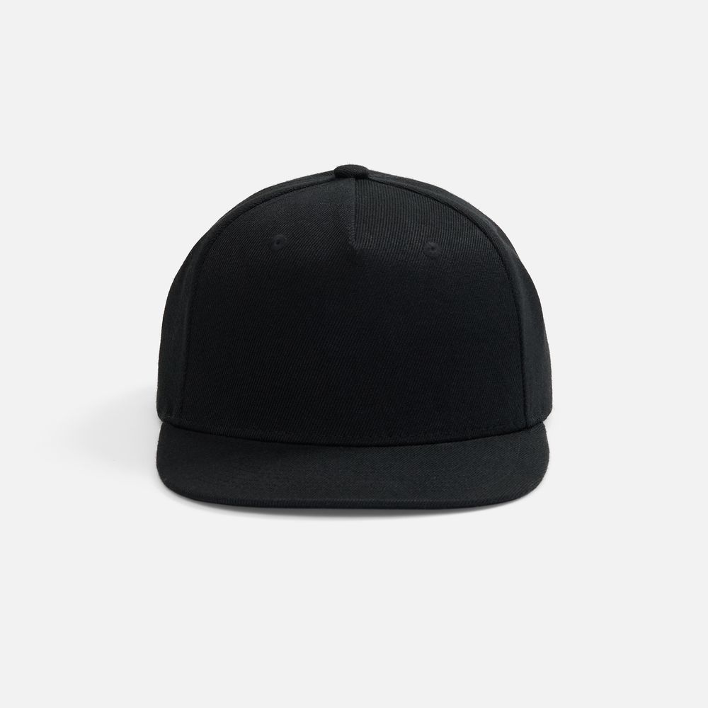 Бейсболка Epicore с прямым козырьком, черная