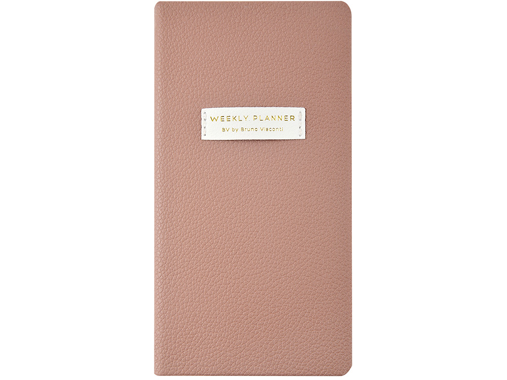 Еженедельник недатированный А6 Morandi. Пыльная роза с нашивкой, пыльно-розовый Еженедельник недатированный А6 Morandi. Пыльная роза с нашивкой, пыльно-розовый