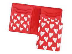 Картхолдер с отделением для наличных денег с возможностью полноцветной УФ-печати, софт-тач