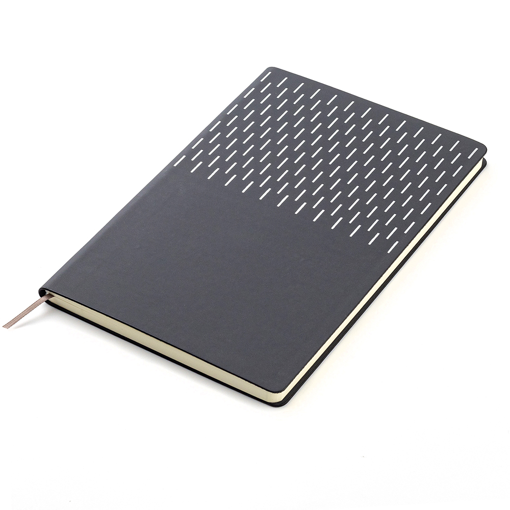 Ежедневник A5 недатированный Esmeralda в мягком переплёте, серый с серебристым Ежедневник A5 недатированный Esmeralda в мягком переплёте, серый с серебристым