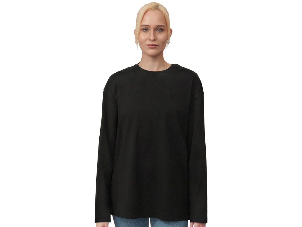 Футболка с длинным рукавом оверсайз Berlin унисекс черный