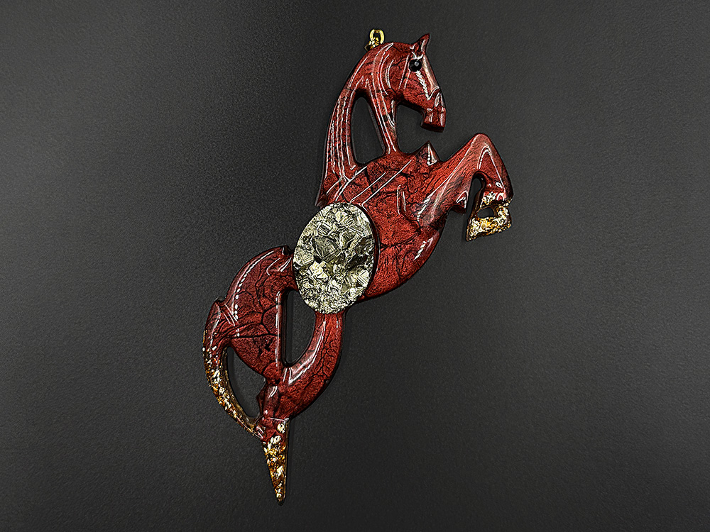 Елочные игрушки (Лошадь).Символы года Гранат Елочные игрушки (Лошадь).Символы года Гранат