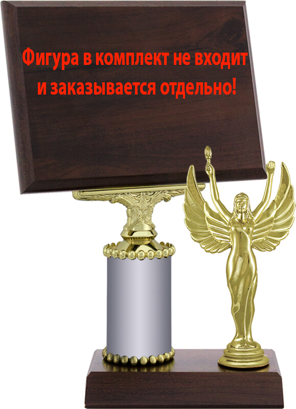 Награда с плакеткой (без фигуры) под серебро