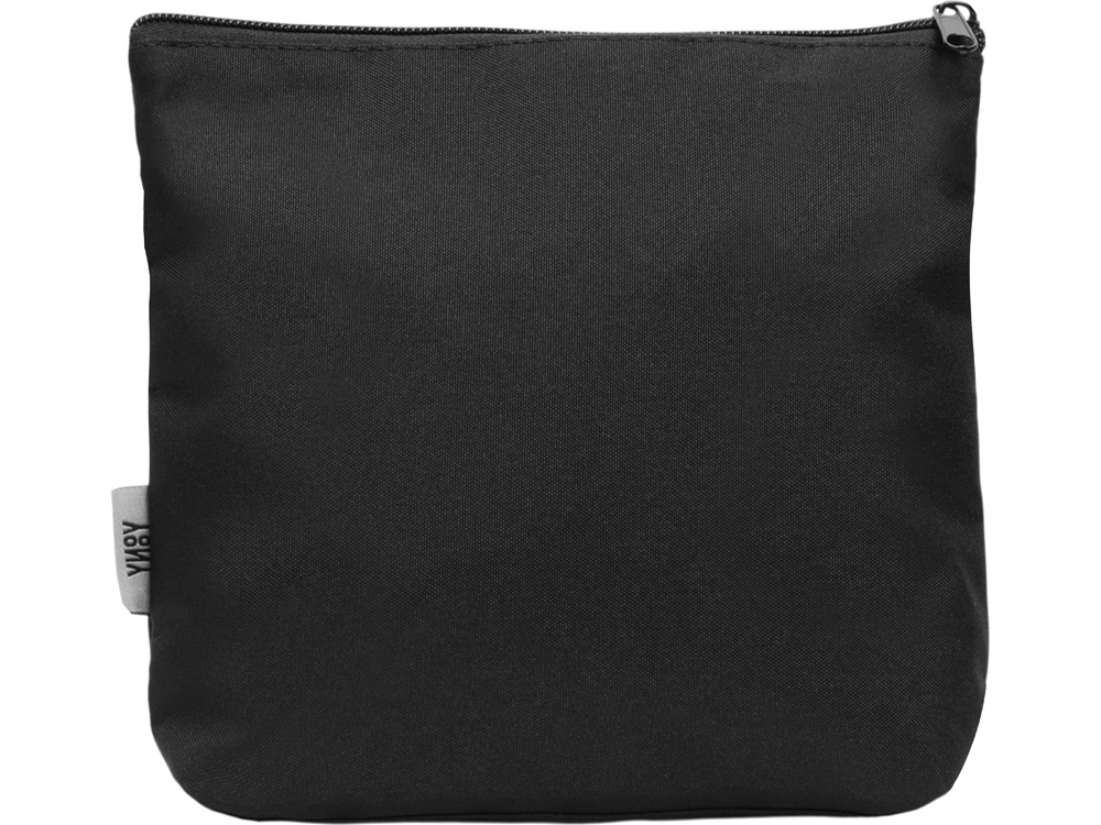 Органайзер для электроники и проводов Amalia из полиэстера 300D с подкладкой, черный