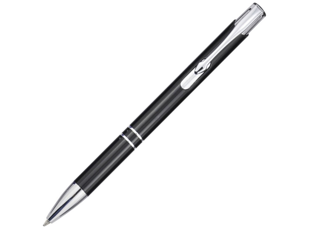 Шариковая ручка Moneta из переработанного алюминия - сплошной черный