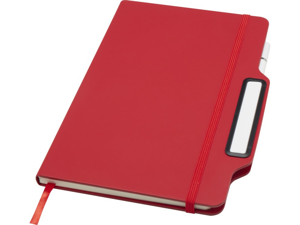 Nexus блокнот формата А5 в твердой обложке с ручкой и карандашом - Красный