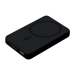 Внешний аккумулятор Largo PD 5000mAh с функцией беспроводной зарядки 15W, черный Внешний аккумулятор Largo PD 5000mAh с функцией беспроводной зарядки 15W, черный