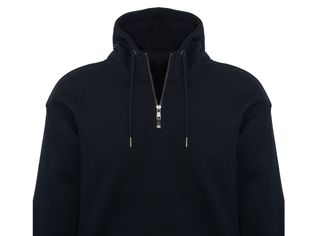 Худи Hamburg, унисекс, черный, ДТФ текстиль