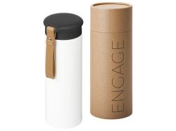 Вакуумный термос Engage, 450 мл, тубус, белый Вакуумный термос Engage, 450 мл, тубус, белый