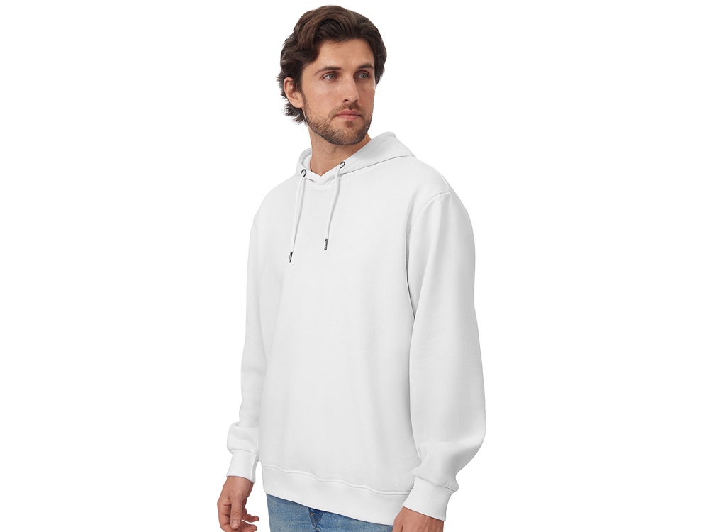 Толстовка с капюшоном Lisbon унисекс, белый