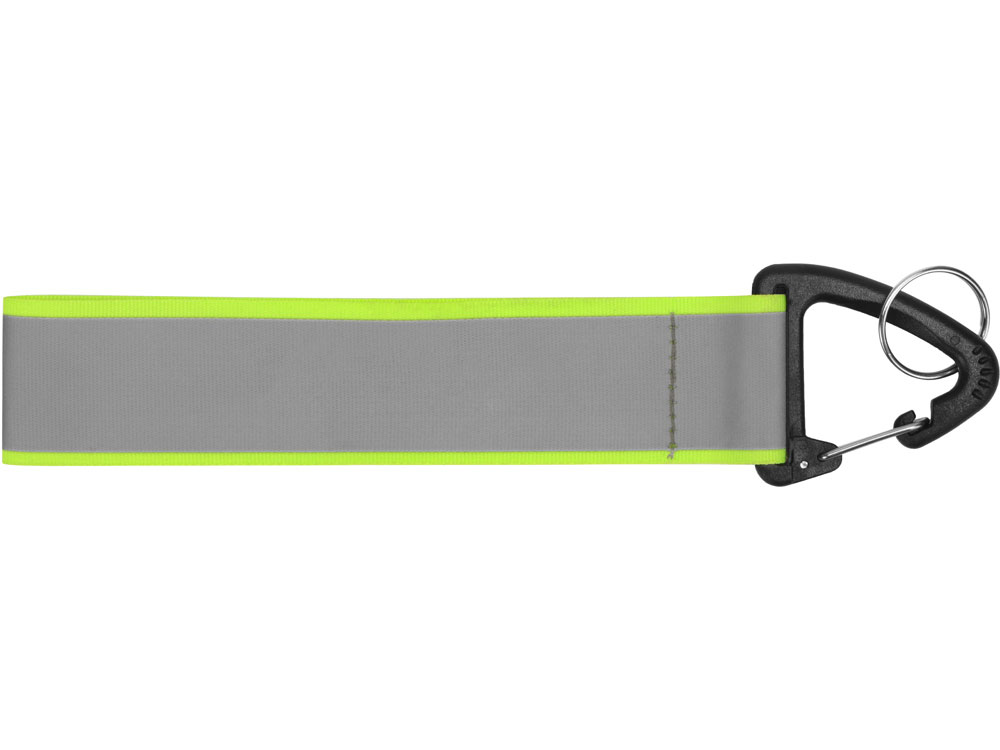Светоотражающий брелок Reflector, серебристый/зеленый
