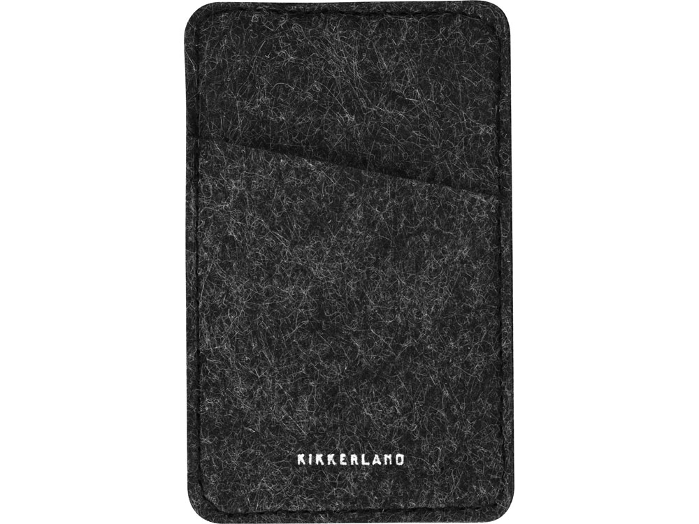 Картхолдер с креплением на телефон Slot, темно-серый