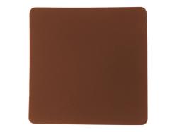 ПАТЧ КВАДРАТ soft-touch (коричневый ) 5,5 х 5,5 см