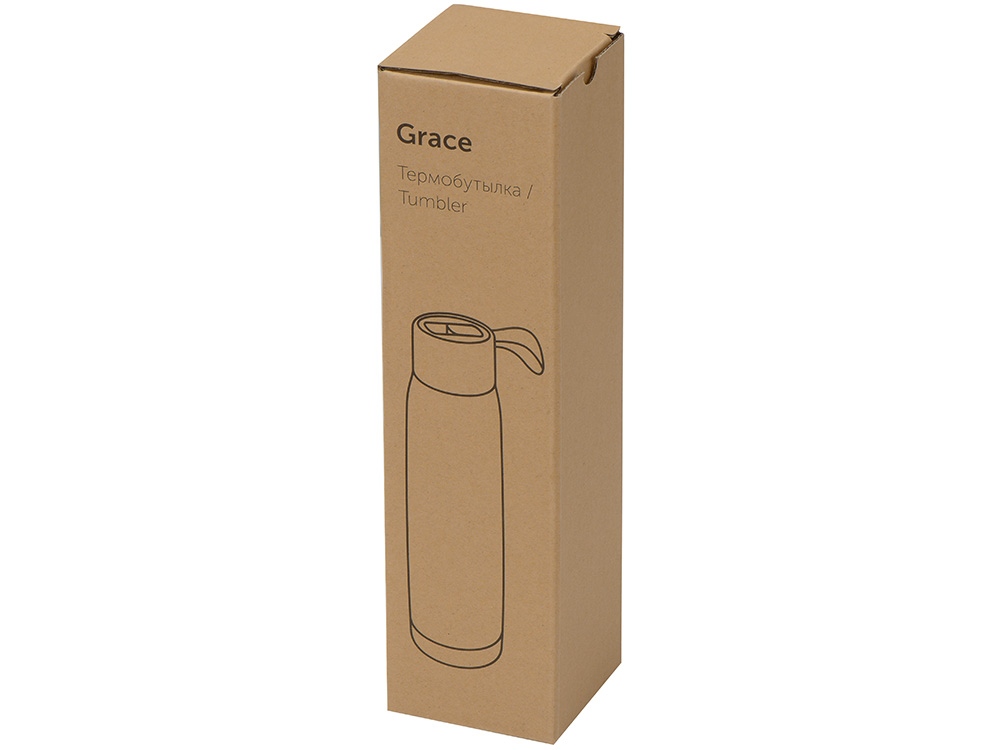 Термобутылка Grace 320мл, черный
