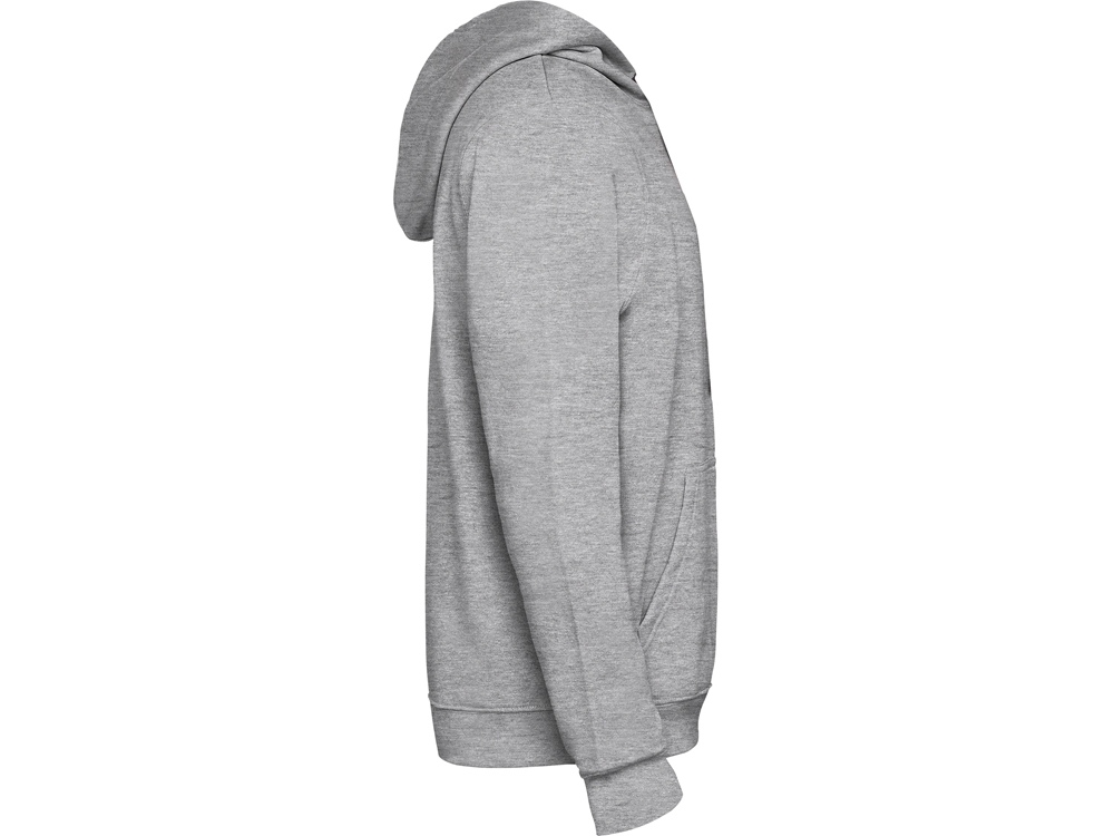 Толстовка с капюшоном Urban детская, серый меланж/черный