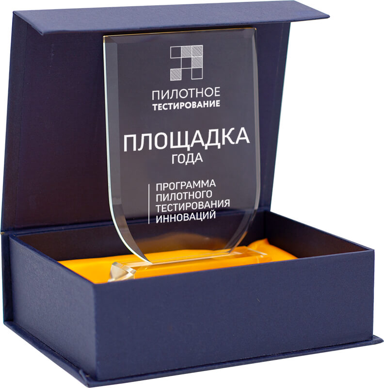 Награда из стекла с лазерной гравировкой Награда из стекла с лазерной гравировкой