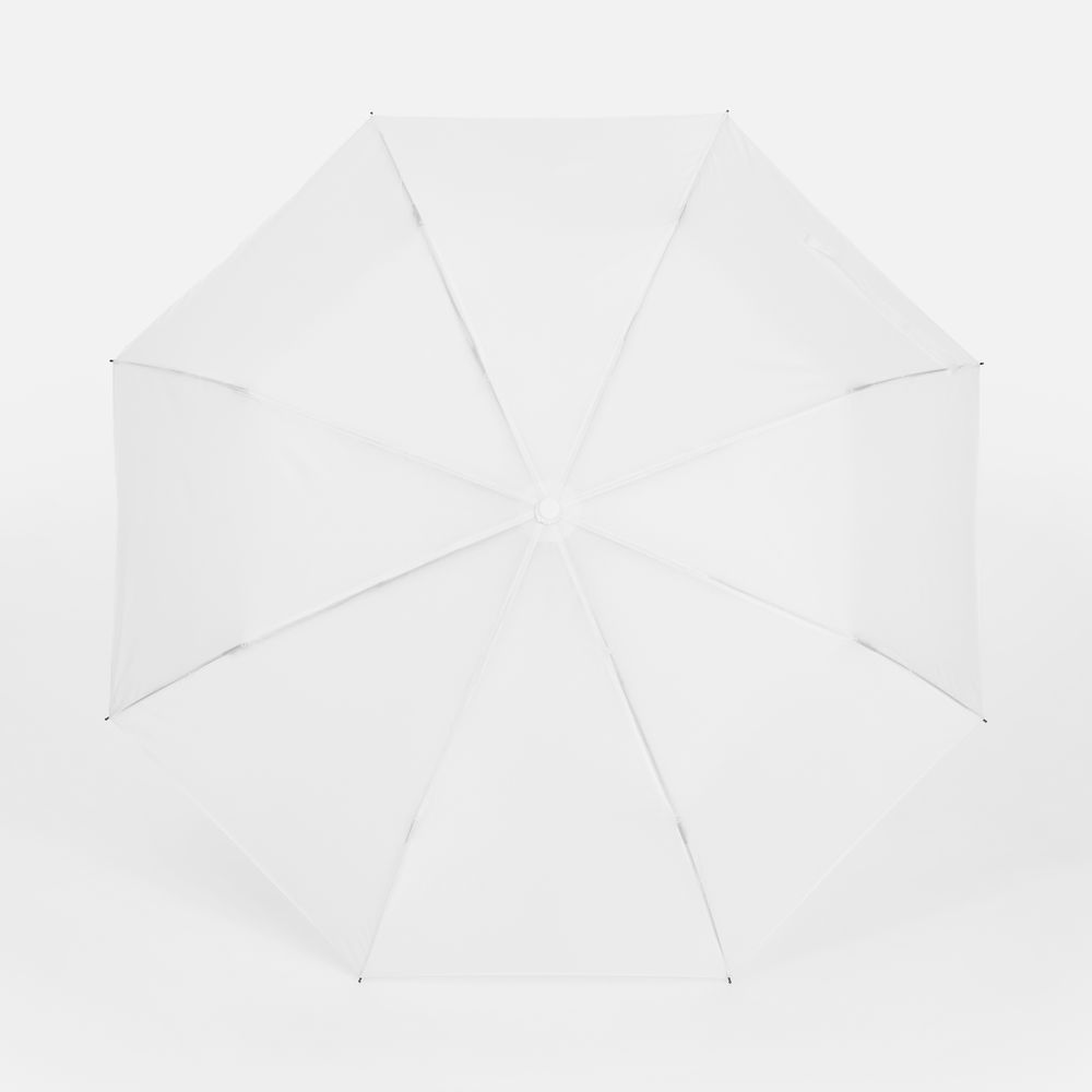 Зонт складной Basic, ver.2, белый Зонт складной Basic, ver.2, белый