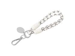 Брелок-браслет Bohemian, черно-белый