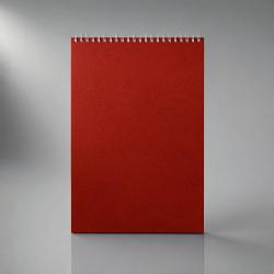Бизнес - блокнот А4 (198 х 285 мм) Office 60 л., красный