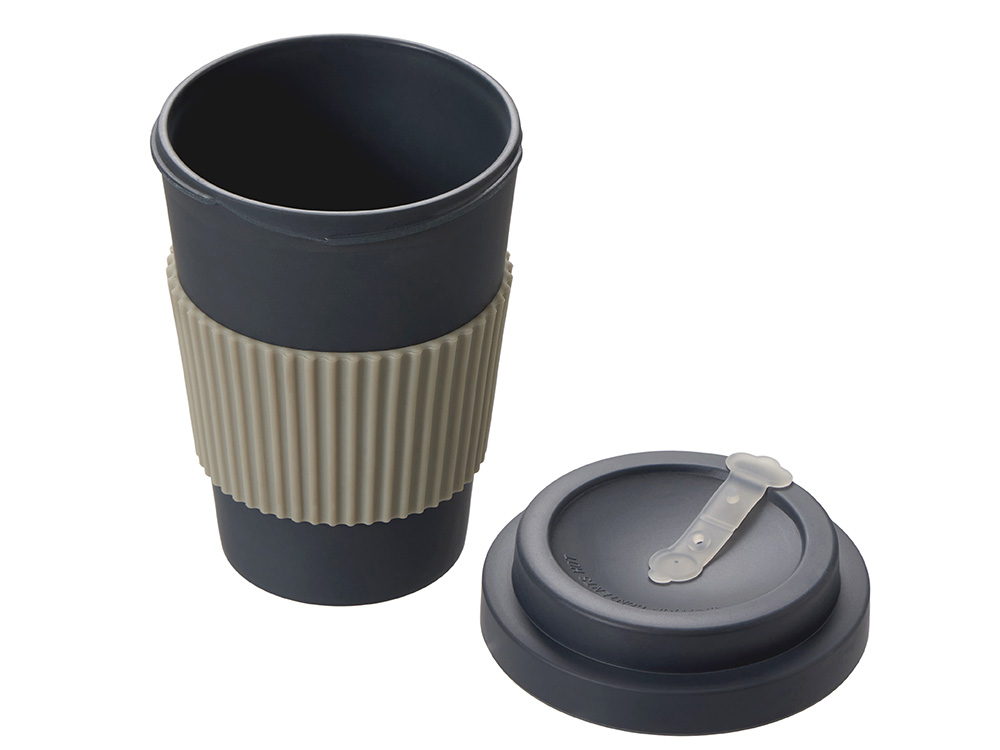 Термокружка Muffin из натуральных волокон, темно-серый Термокружка Muffin из натуральных волокон, темно-серый