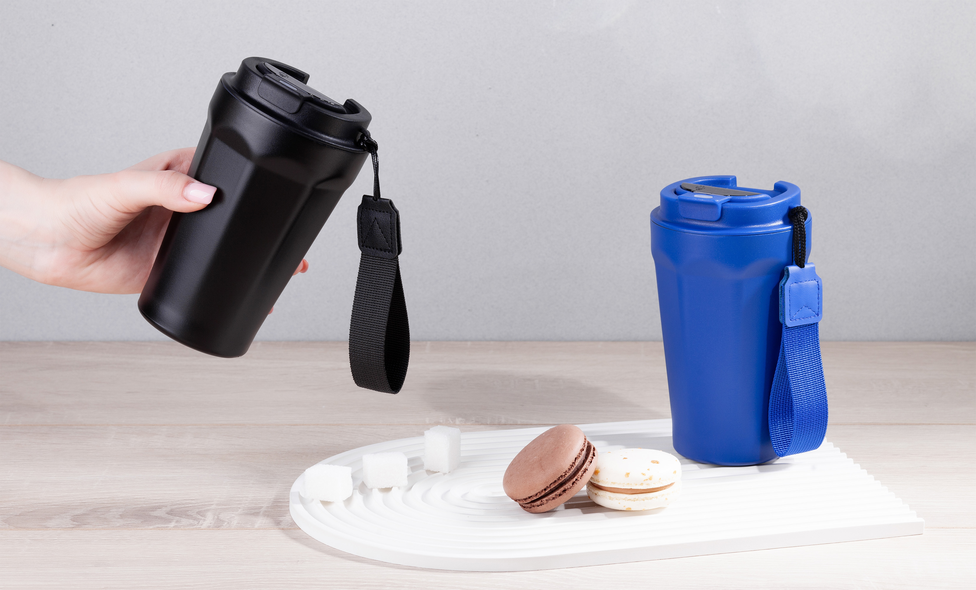 Термостакан "Legend" 390 мл с индикацией температуры, покрытие пудра Термостакан "Legend" 390 мл с индикацией температуры, покрытие пудра