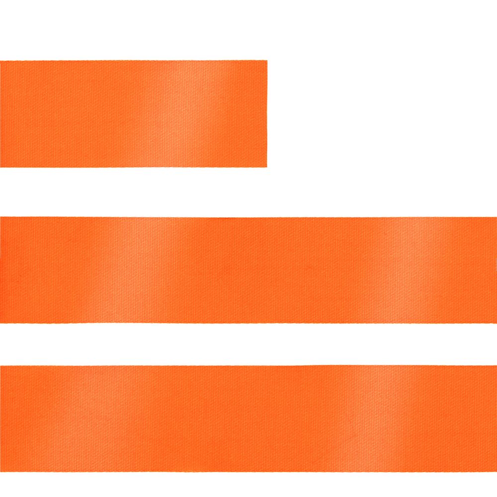 Лента сатиновая Satin 20 XXL, оранжевая, 230 см