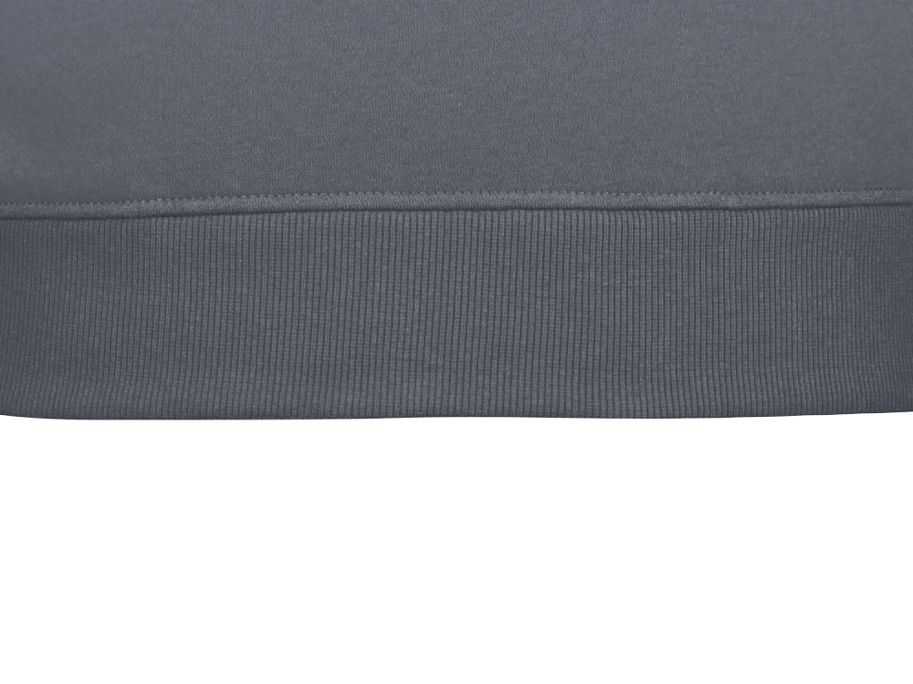 Толстовка с капюшоном оверсайз Lisbon унисекс, темно-серый