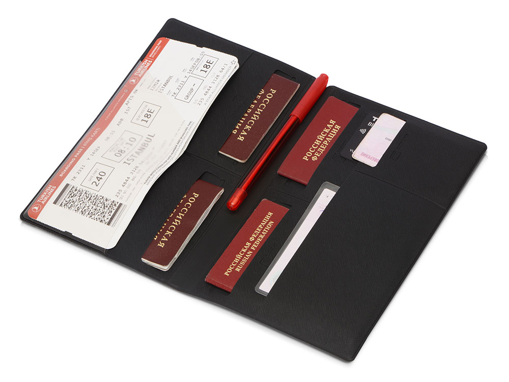 Семейный органайзер для путешественника Famtrip, черный