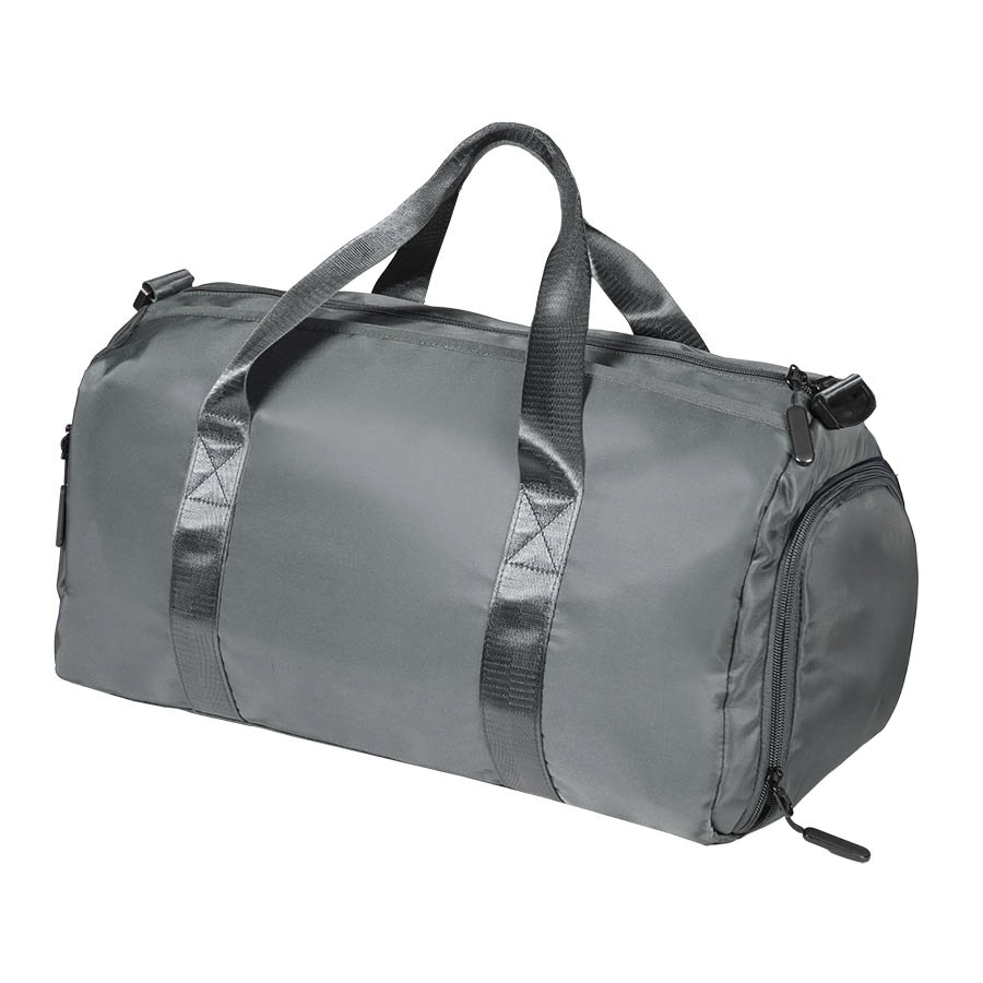 Сумка спортивная "Gym" ,без ремня ; серая; 45х21х20 см; полиэстер