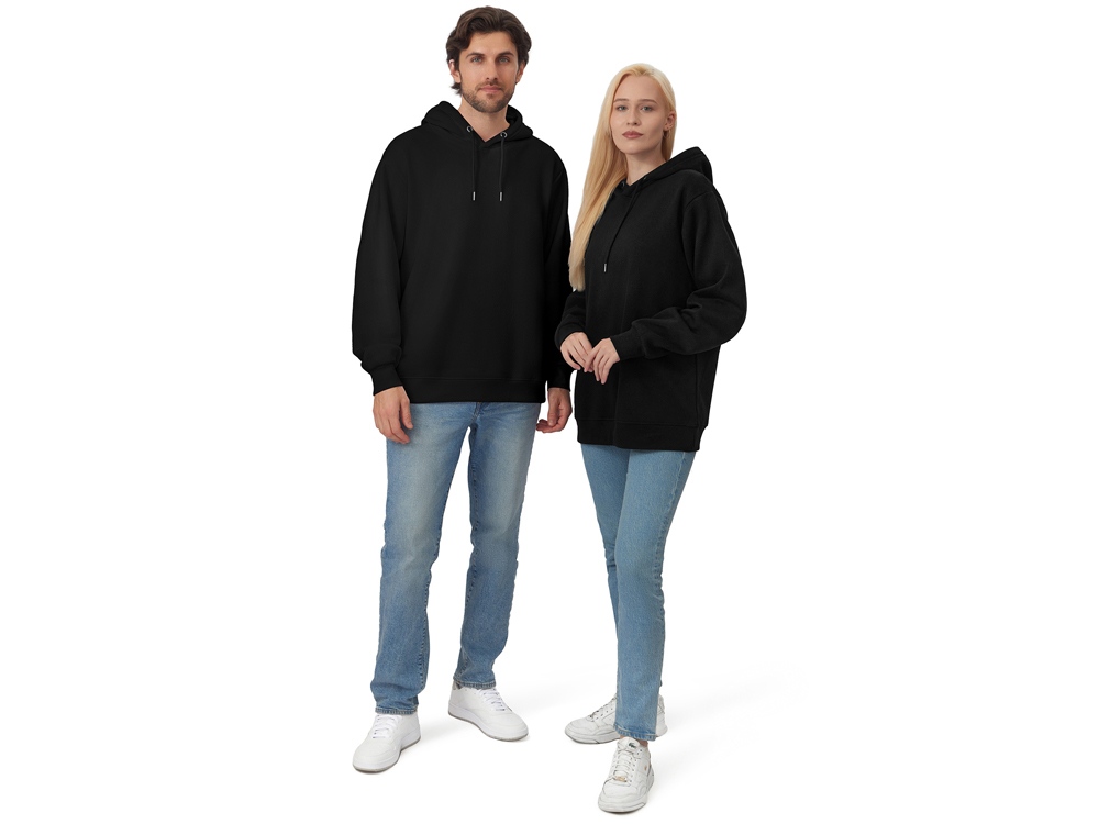 Толстовка с капюшоном Lisbon унисекс, черный