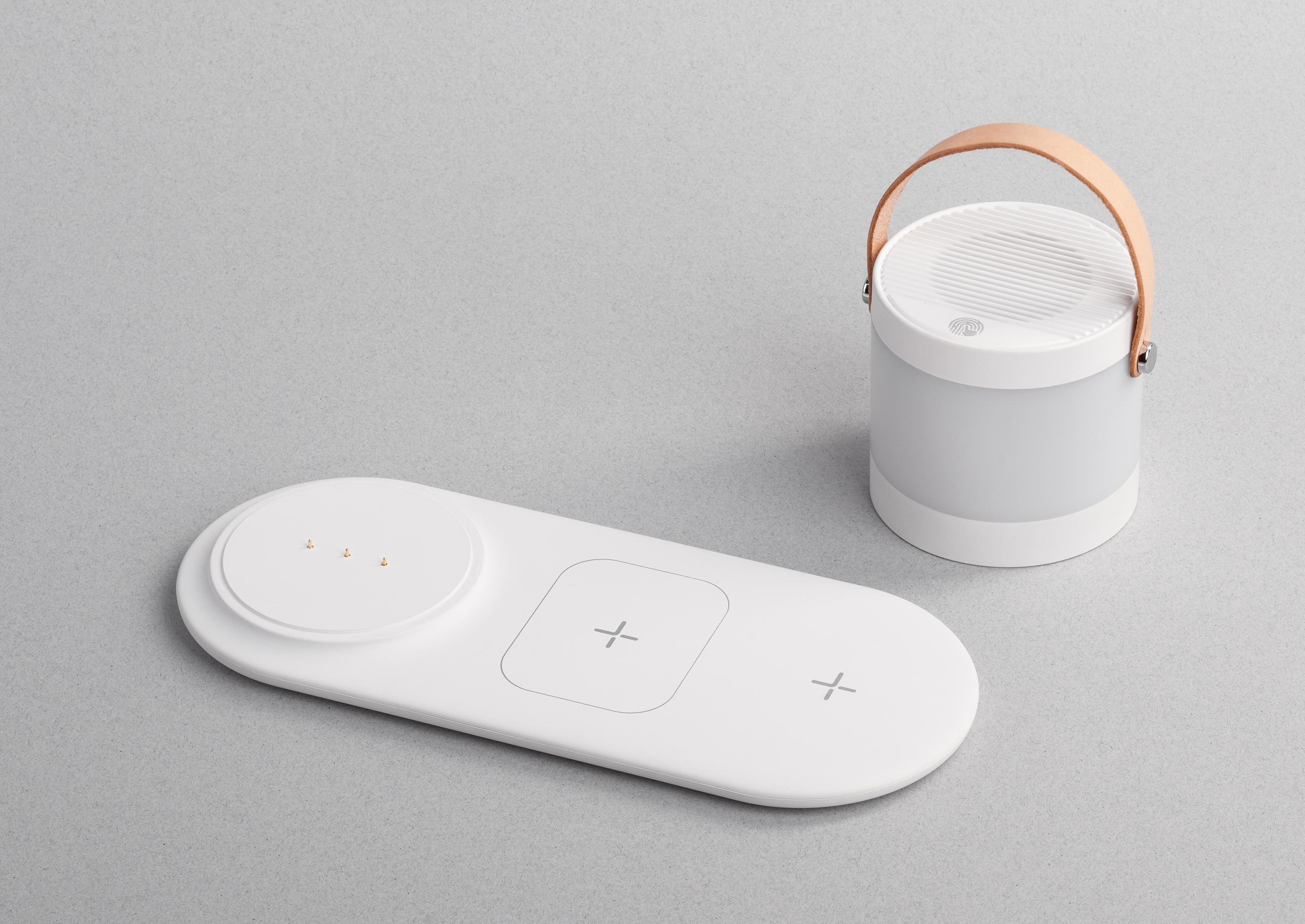 Настольная беспроводная (15W) зарядная станция "Smart Home" с bluetooth колонкой-лампой Настольная беспроводная (15W) зарядная станция "Smart Home" с bluetooth колонкой-лампой