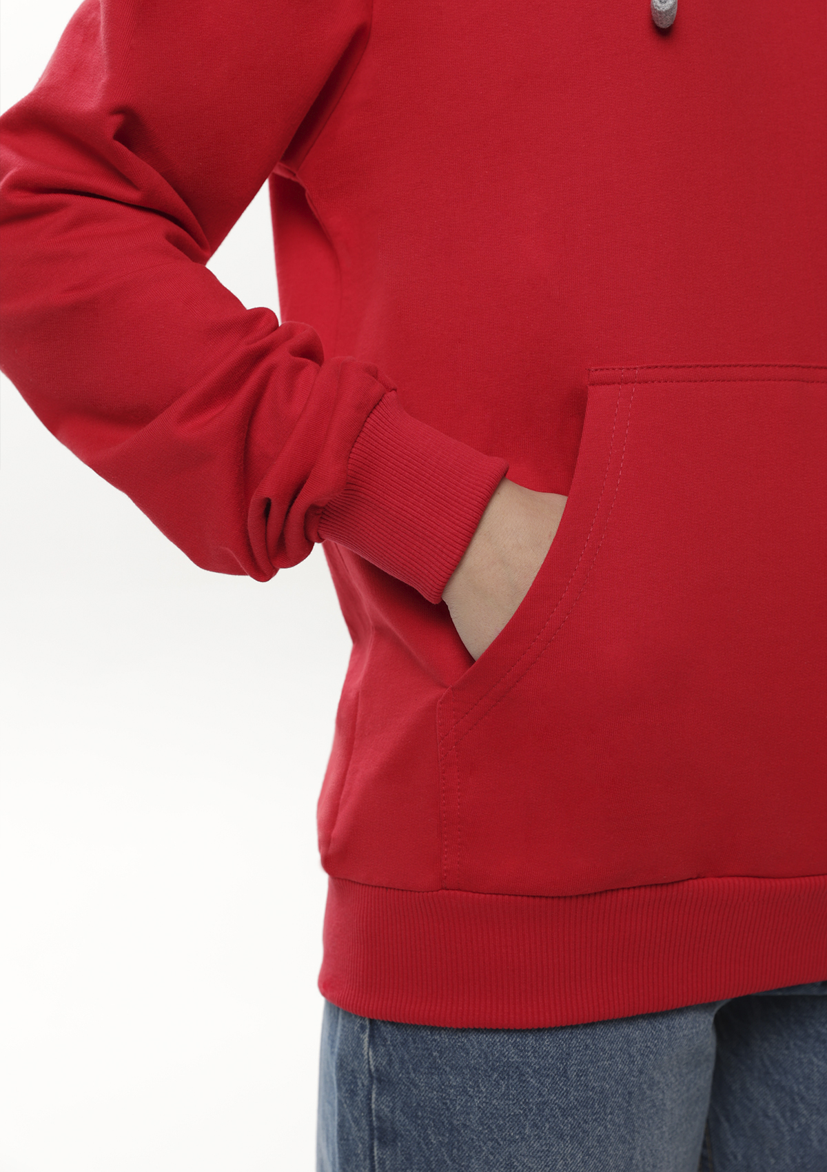 Худи унисекс STAN футер без начёса с контрастным капюшоном 260, 23