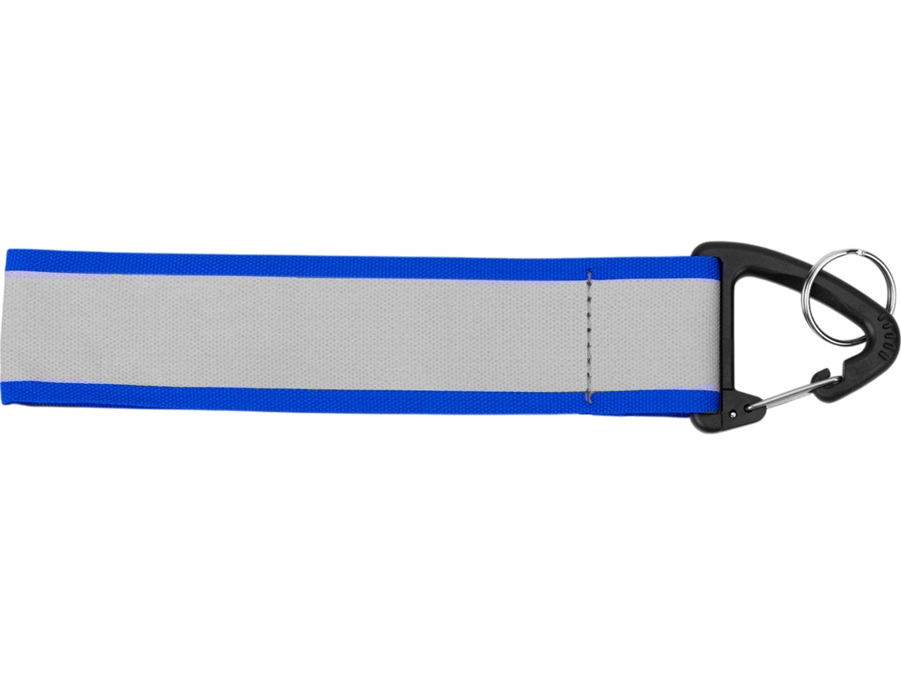 Светоотражающий брелок Reflector, серебристый/синий