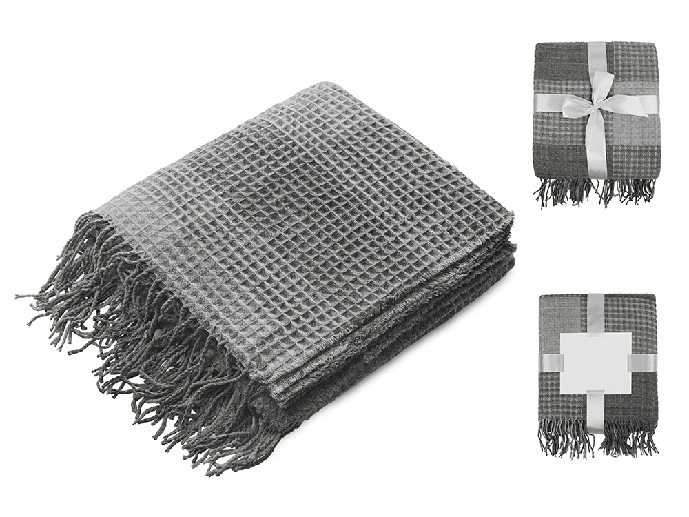 Плед акриловый Gaufre, серый Плед акриловый Gaufre, серый