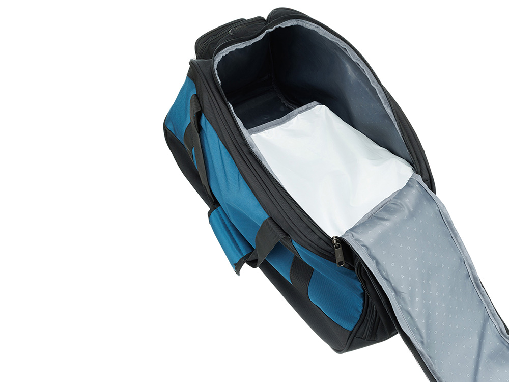 Сумка спортивная TORBER, синий/черный, полиэстер, 52 х 25 х 30 см Сумка спортивная TORBER, синий/черный, полиэстер, 52 х 25 х 30 см