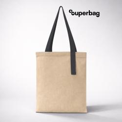 Шоппер Superbag Light, с внутренним креплением-полукольцо (неокрашенный с серым)
