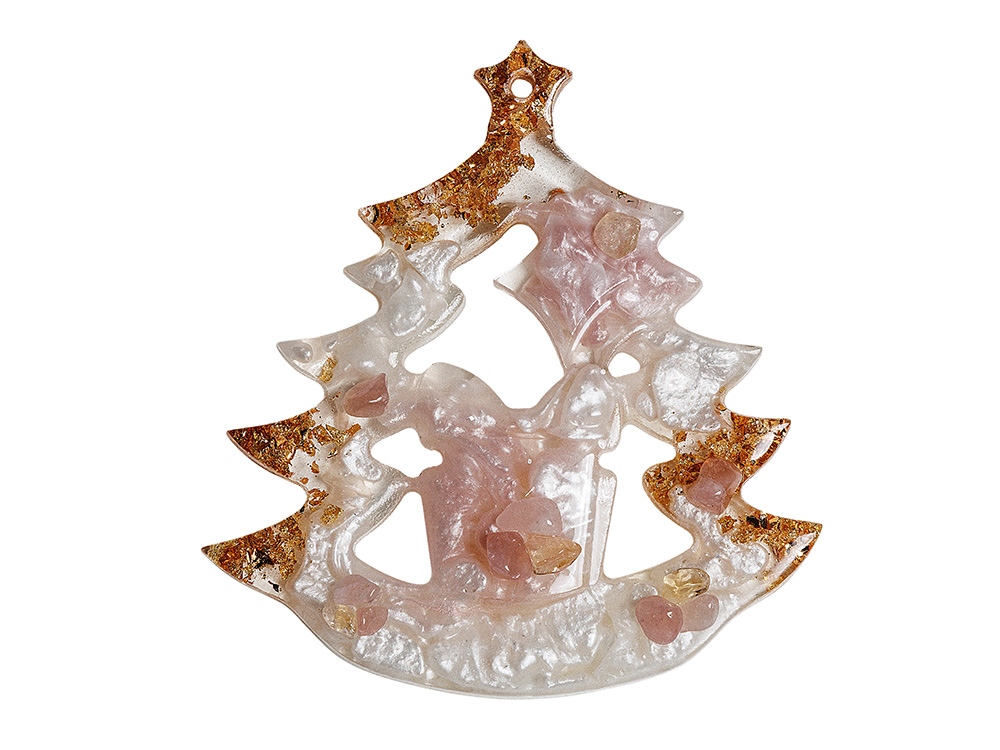 Елочные игрушки (Ель) Розовый кварц