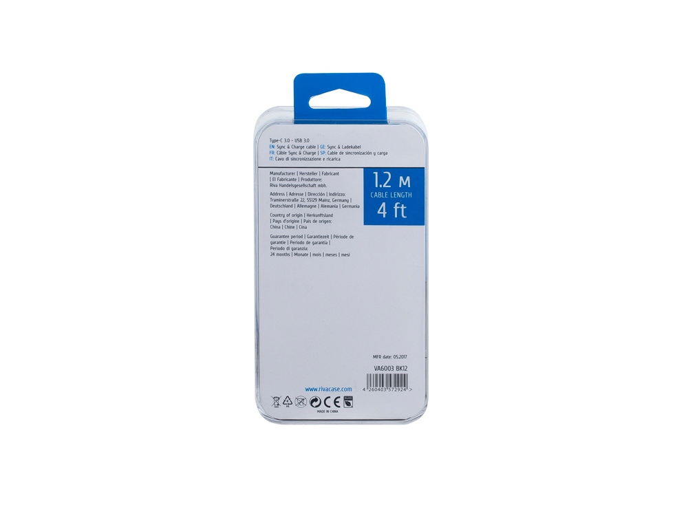Кабель USB Type C 3.0 – Type A 1,2 м