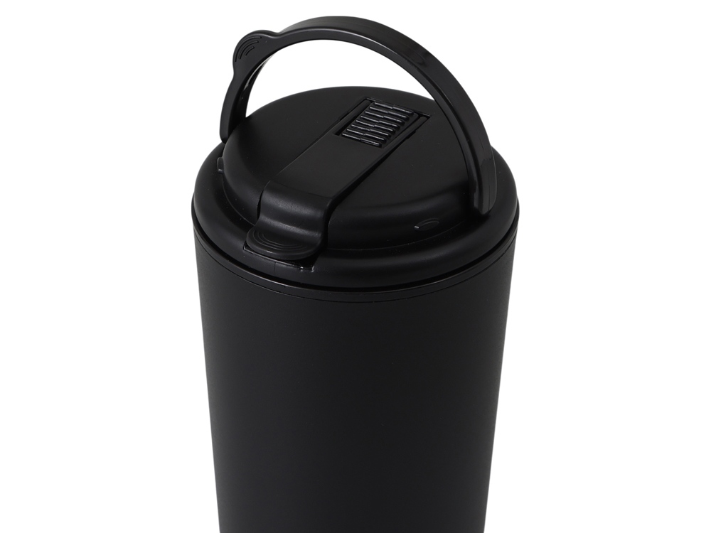 Термокружка с трубочкой Moment Straw, 350 мл, черный