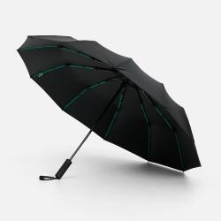 Зонт складной с УФ-защитой Ribstar, черный Зонт складной с УФ-защитой Ribstar, черный