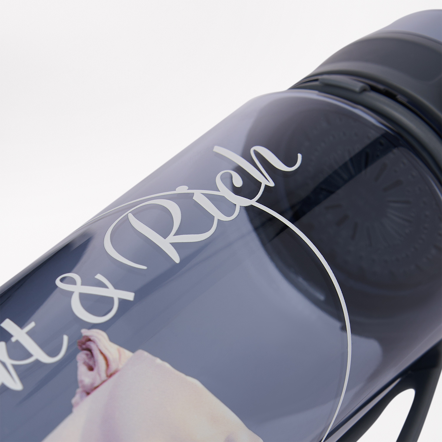 Бутылка для воды Комо (Como), серая Бутылка для воды Комо (Como), серая