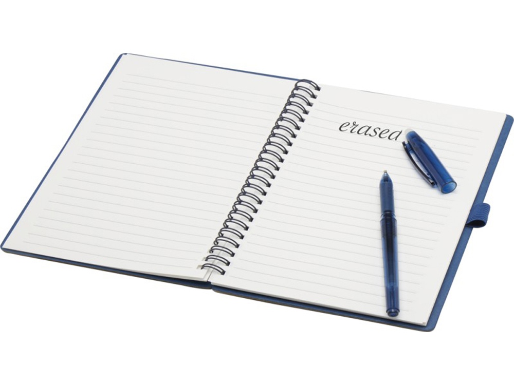 Slate многоразовый набор из блокнота в мягкой обложке и ручки - Темно - синий