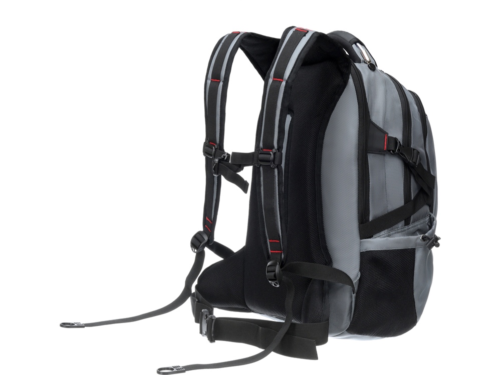 Рюкзак TORBER DRIVE с отделением для ноутбука 15, серый/красный, полиэстер 1680D, 36x17x50 см, 30 л Рюкзак TORBER DRIVE с отделением для ноутбука 15, серый/красный, полиэстер 1680D, 36x17x50 см, 30 л