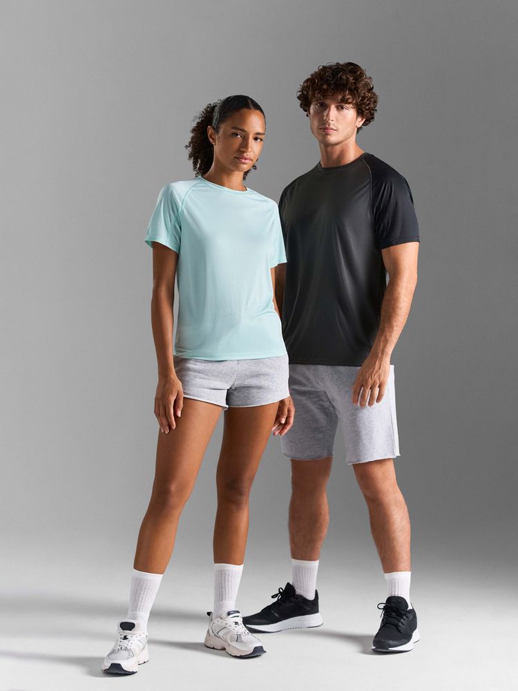 Футболка спортивная унисекс Vortex, белая Футболка спортивная унисекс Vortex, белая